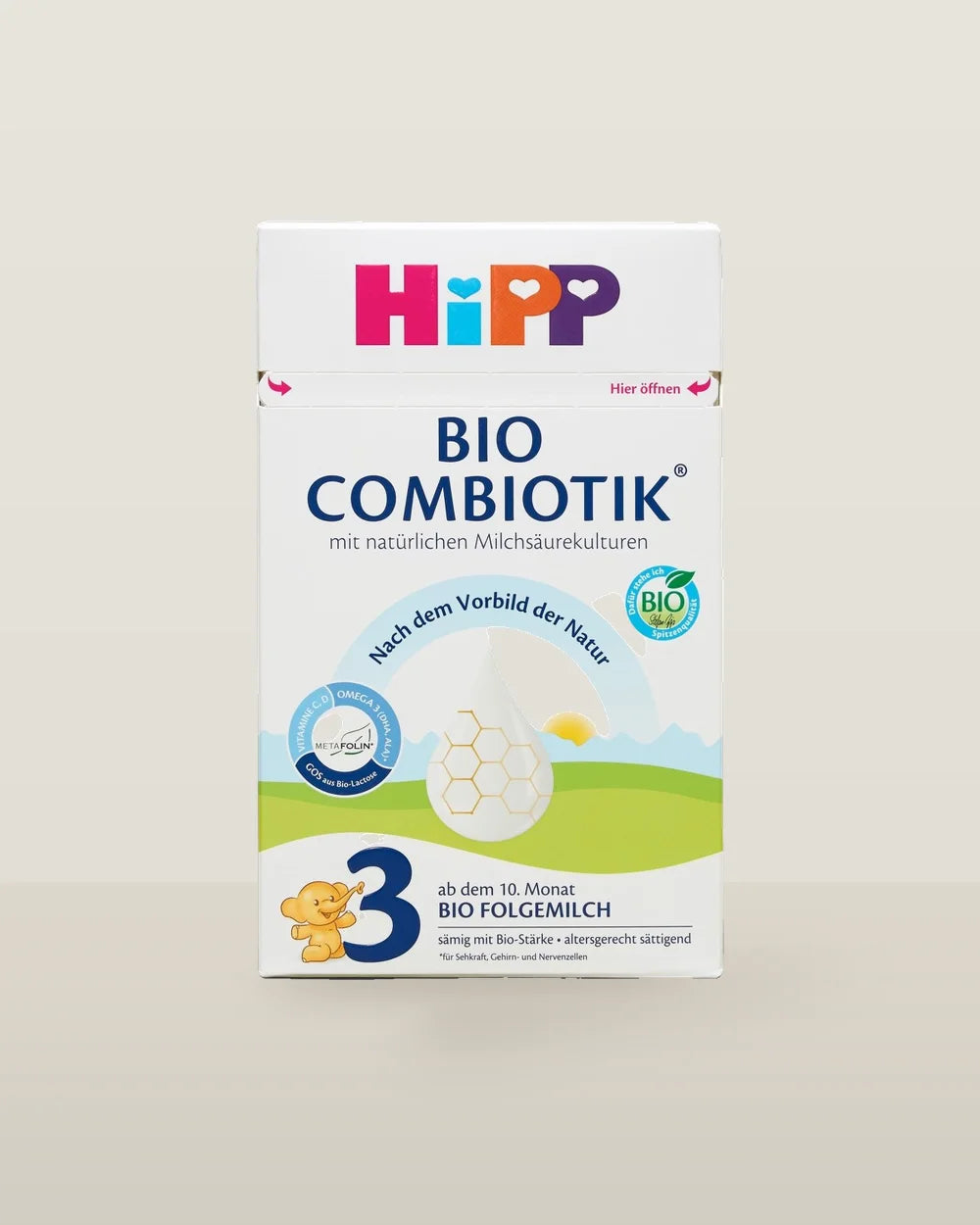 Hipp German Stage 3 Organic Combiotik Formula from 10+ Months (600g)