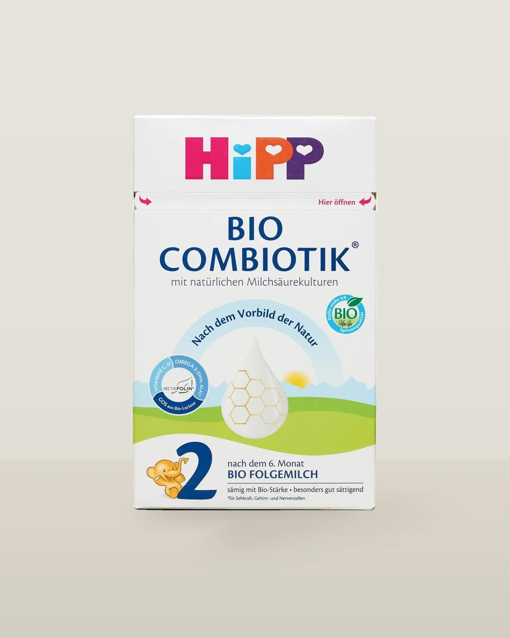 Hipp German Stage 2 Organic Combiotik Formula from 6+ (600g)