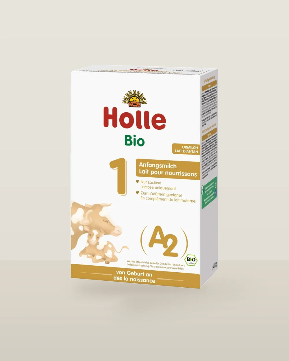 Holle A2 Formula Stage 1 (400g) - 0 - 6 Months