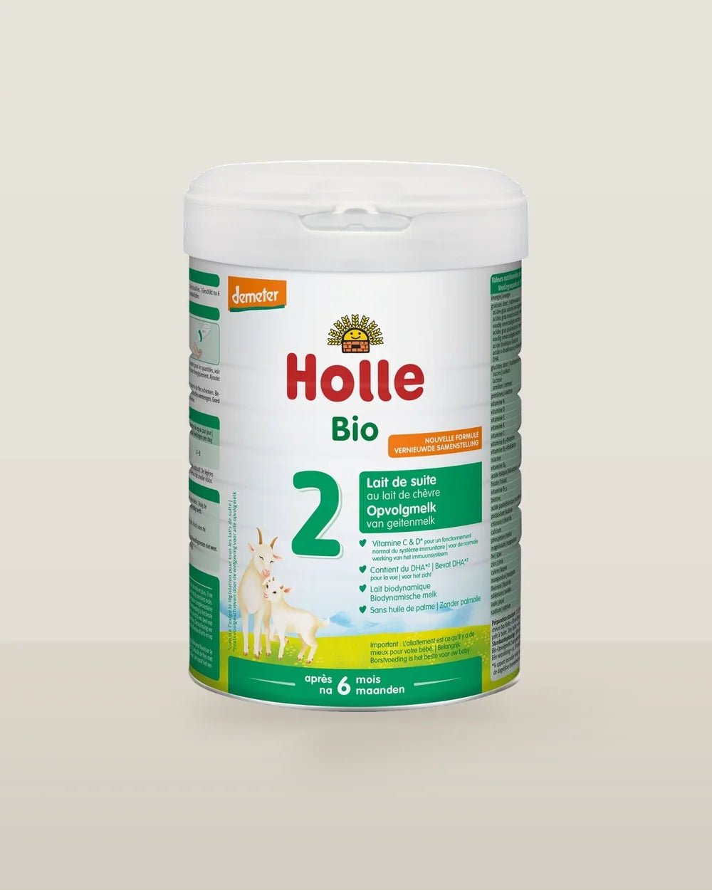 Holle Dutch Goat Milk Formula Stage 2 (800g) Can - From 6 Months to 10 Months