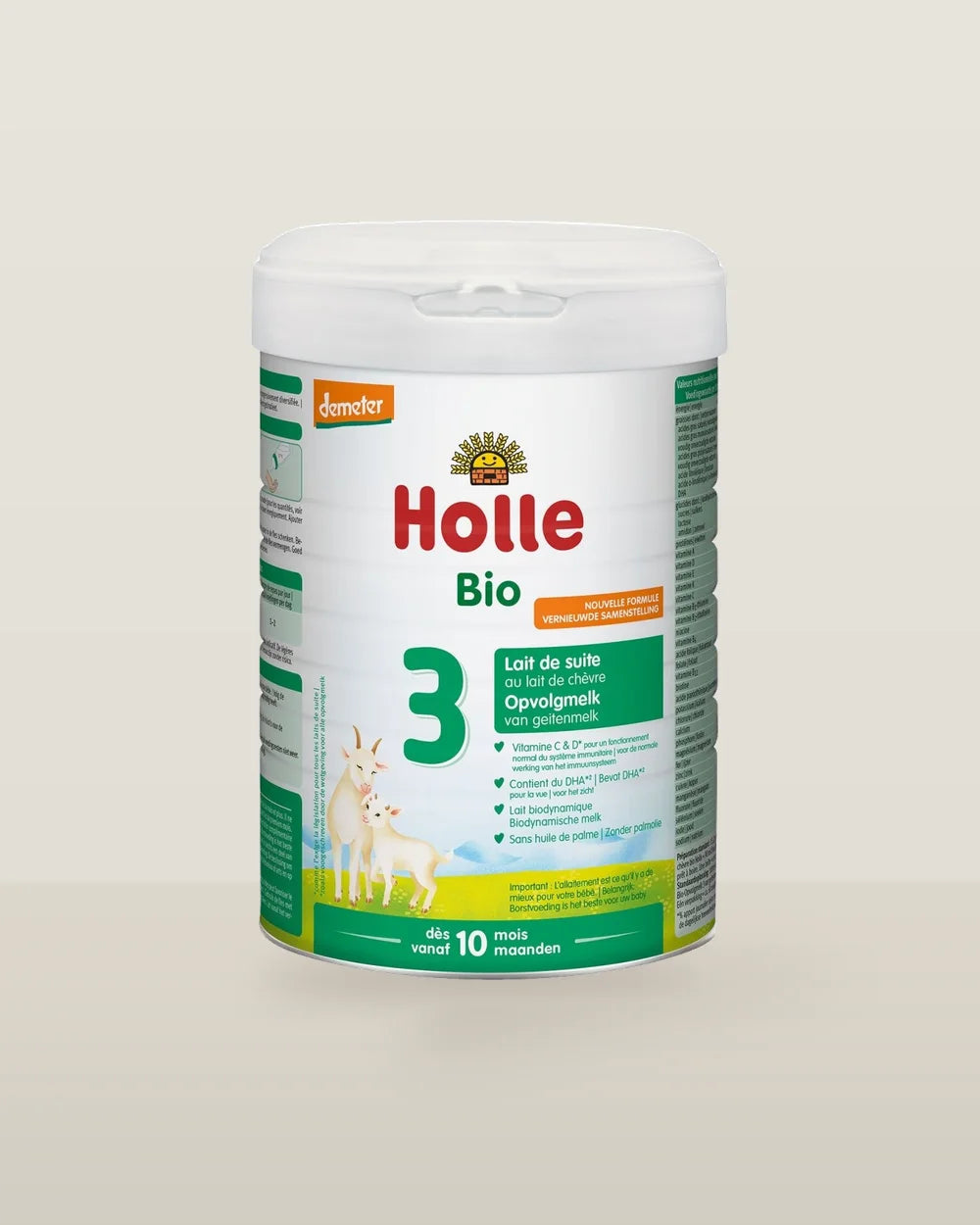 Holle Dutch Goat Milk Formula Stage 3 (800g) Can - From 10 Months+